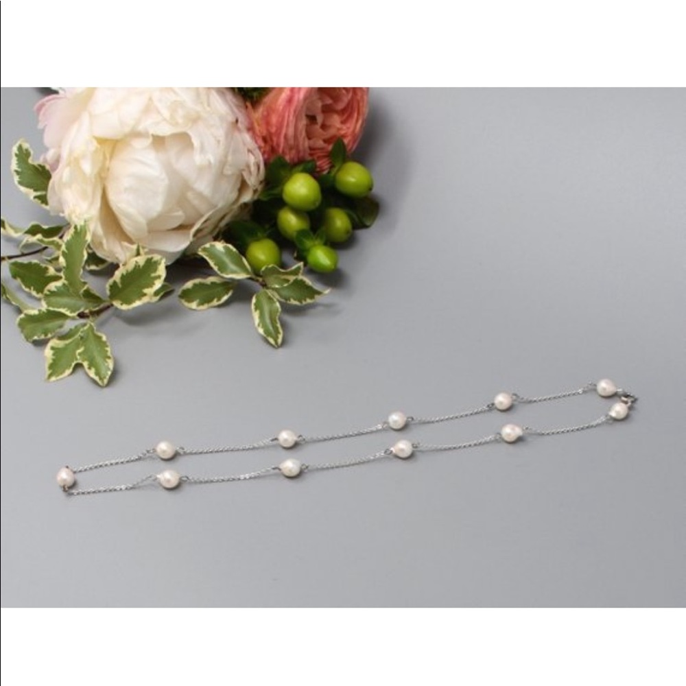 Pearls by the yard necklace